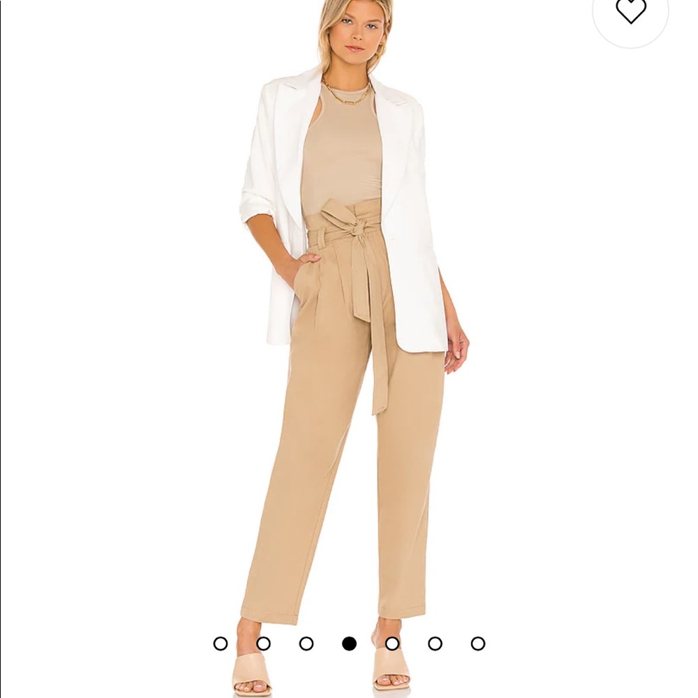 From Revolve . Paper bag pants . Highwasted